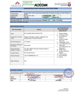 ITC - AECOM - Agility Engineering & Contracting